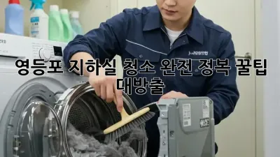 영등포 지하실 청소🧹 완전 정복! 꿀팁 대방출 ✨